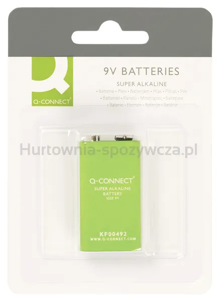 Baterie Super-Alkaliczne Q-Connect E-Block, Lr61,9V