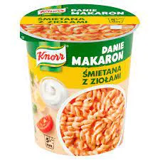 Knorr Danie Makaron Smietana Z Ziołami 59G