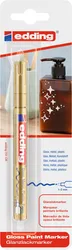 Marker olejowy połyskujący e-751 EDDING, 1-2mm, blister, złoty