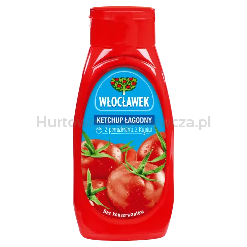 Włocławek Ketchup Łagodny 480 G