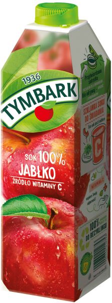 Sok TYMBARK, 1 l, jabłkowy
