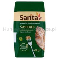 Makaron Sarita Pełnoziarnisty Świderek 400 G Mw Dobry Wybór