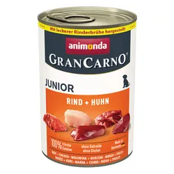Animonda GranCarno Junior wołowina + kurczak Animonda 400g