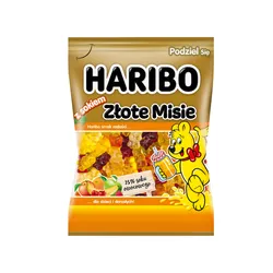 Żelki Haribo Złote Misie z Sokiem 160G