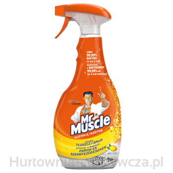 Mr Muscle Kuchnia - Płyn Do Czyszczenia I Dezynfekcji Kuchni O Zapachu Cytrynowym 500Ml
