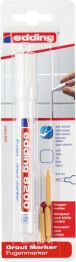 Edding Marker do odświeżania fug e-8200/1 BL blister, biały 