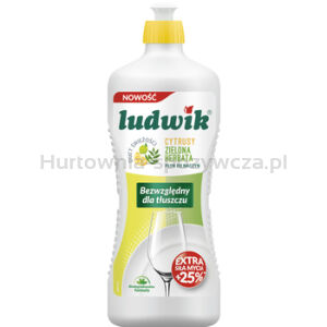 Ludwik Płyn Do Mycia Naczyń 900G Cytrusy Z Zieloną Herbatą