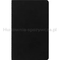 Zestaw 3 Zeszytów MOLESKINE Cahier Journals L (13x21cm) gładki, 80 stron, czarny - 3