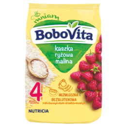 Bobovita Kaszka Ryżowa O Smaku Malinowym Po 4 Miesiącu 180 G