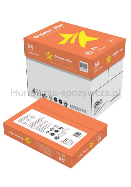 Papier ksero GOLDEN STAR Premium, A4, 500 arkuszy, klasa C, 70gsm. - 2