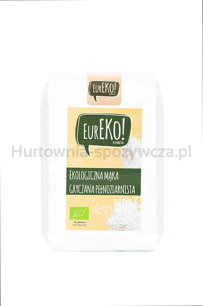 Eureko Mąka gryczana pełnoziarnista BIO 500 g