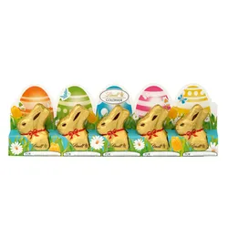Lindt Gold Bunny Milk Mini Tag 5X10G