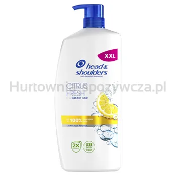 Head & Shoulders Szampon Przeciwłupieżowy Citrus Fresh Z Pompką 800 Ml