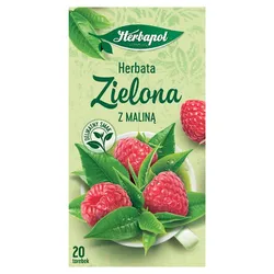 Herbapol Herbata Zielona Z Maliną (20 Torebek X 1,7G) 34G