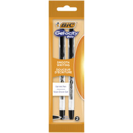Bic Długopis żelowy Gel-ocity Stic czarny Pouch 2 sztuki