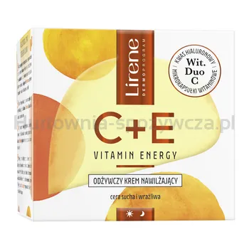 Lirene C+E Vitamin Energy Odżywczy Krem Nawilżający 50Ml