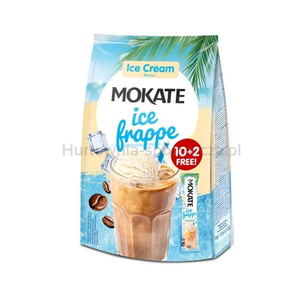 Napój kawowy Mokate 3w1 Ice Frappe Ice Cream (12 x 12,5 g)