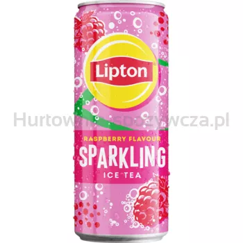 Lipton Raspberry sparkling ice tea 330 ml kaucja