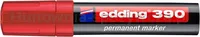 Edding Marker permanentny e-390 4-12mm, czerwony  - 2