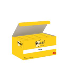 Post-It Karteczki klasyczne, 38x51mm, 3x100 kart., żółte 