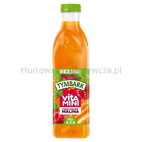 Tymbark Vitamini 100% Sok Jabłko Marchew Malina 1 L