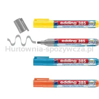 Marker do efektów na flipchartach e-385 EDDING, 4 szt., mix kolorów - 3
