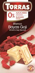Czekolada Biała Z Jagodami Goji 75 G