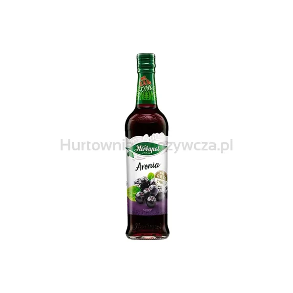 Herbapol syrop owocowy suplement diety aronia z witaminami C,D,B6 i cynkiem 420ml