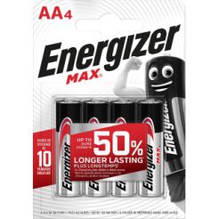 Bateria ENERGIZER Max, AA, E91, 1,5V, 4szt.
