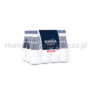 Woda Kinga Pienińska Linia Biała 330Ml Gazowana Szkło x 12 sztuk