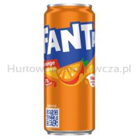 Napój Fanta Orange Mniej Cukru Gaz 330 Ml Coca-Cola Pusz