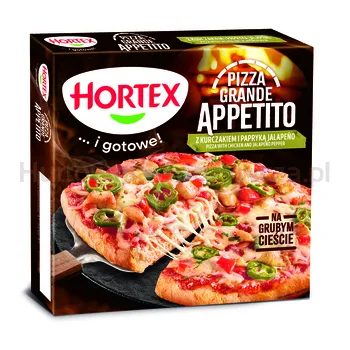 Hortex Pizza Z Kurczakiem I Papryką Jalapeno Grande Appetito 385G