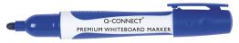 Q-Connect Marker do tablic Premium, gum. rękojeść, okrągły, 2-3mm (linia), niebieski 