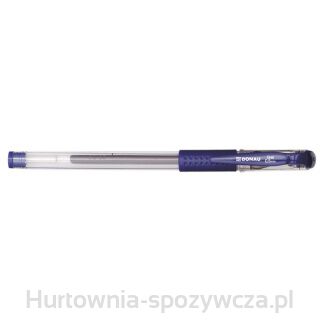 Długopis Żelowy Donau Z Wodoodpornym Tuszem 0,5Mm, Niebieski