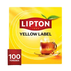 Lipton Herbata czarna Yellow Label, 100 torebek x 12 sztuk