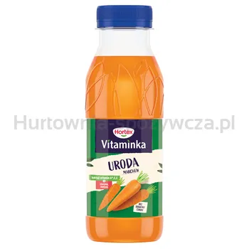 Hortex Vitaminka marchew Sok butelka aPet 300 ml kaucja (w tym +0,50 zł/szt. zwrotnej kaucji)