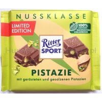 Ritter Sport Czekolada mleczna z orzechami pistacji 100g