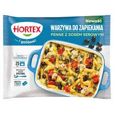 Hortex Warzywa do zapiekania penne z sosem serowym 450g