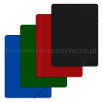 Office Products Teczka z gumką, A4, PP, 500mikr., 3-skrz., zielona  - 2
