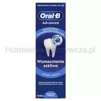 Oral-B Advanced Enamel Strengthening Czysta Mięta Pasta do Zębów o Chłodzącym Smaku Eukaliptusa 75 ml