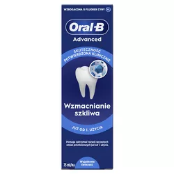 Oral-B Advanced Enamel Strengthening Czysta Mięta Pasta do Zębów o Chłodzącym Smaku Eukaliptusa 75 ml