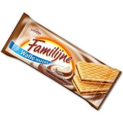 Wafle Familijne JUTRZENKA, 180 g, śmietankowo-kakaowe