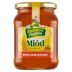 Miód Baśniowa Pasieka Wielokwiatowy 950 G Huzar