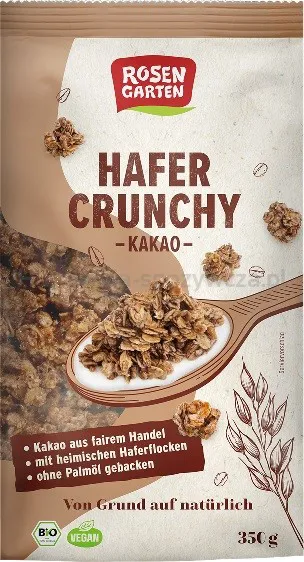 Crunchy Owsiane Z Kakao Bio 350 G