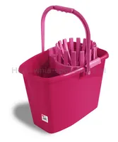 Wiadro ANNA ZARADNA, z wyciskaczem, 10 l, mix kolorów - 4