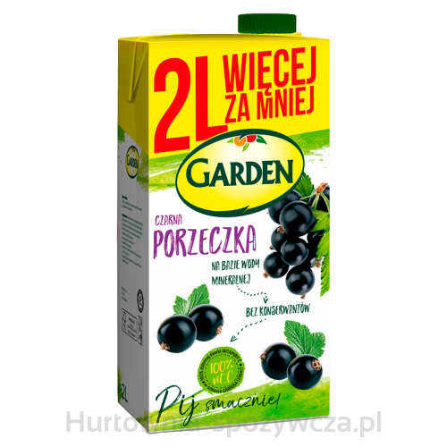 Garden Napój Czarna Porzeczka 2 L
