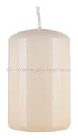 Świeca słupek DONAU HOME Standard Gloss, 50x80mm, kremowy - 2