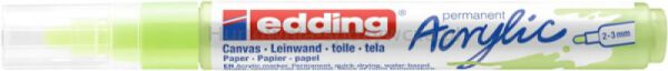 Marker akrylowy e-5100 EDDING, 2-3 mm, pastelowy zielony mat - 2