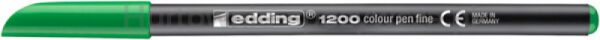 Pisak z cienką końcówką e-1200 EDDING, 1 mm, zielony neonowy - 2