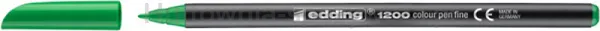 Pisak Z Cienką Końcówką E-1200 Edding, 1 Mm, Zielony Neonowy